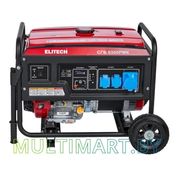 Бензиновый генератор ELITECH СГБ 6500РМК картинка 2